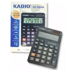 Calculadora Grande 12 Digitos Kadio KD-1200VT