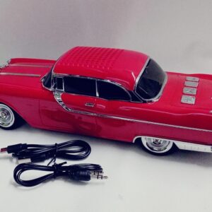 Auto Parlante con Bluetooth Recargable Luces y Sonido Tipo Arranque y Alarma