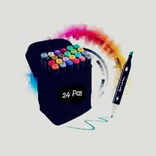 Fibras Doble Punta x24Pcs