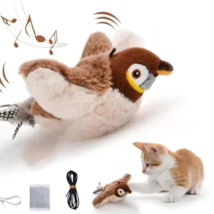 Juguete Interactivo Pajaro Volador para Mascotas