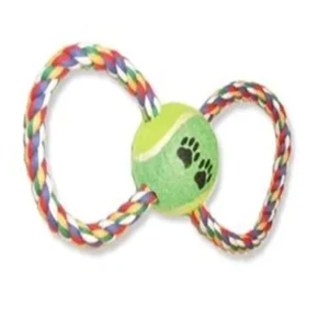 Soga Ocho Con Pelota para Perros