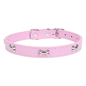 Collar Huesitos Metal Extra Grande para Perros