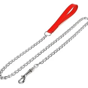 Cadena C/mango Tela Mediana 3 Mm para Perros