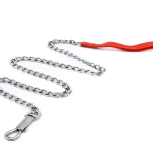 Cadena C/mango Tela Grande 4 Mm para Perros