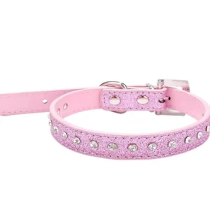 Collar Strass / Puas Chico para Perros