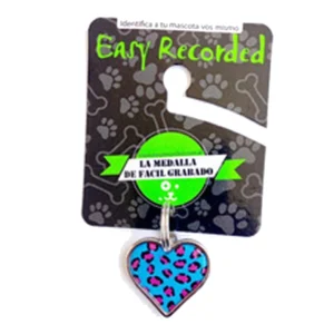 Chapita Autocompletable Deluxe - Corazon para Mascotas