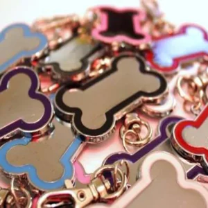 Chapita Grande X 6 U - 6,5 Cm para Mascotas