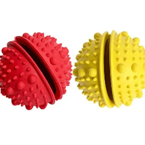 Pelota Con Pinches Dispenser Alimento para Perros