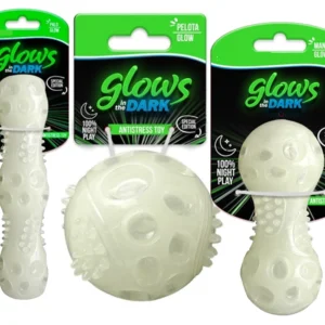 Glow Pel Palo Pesa Brilla En Oscuridad para Perros