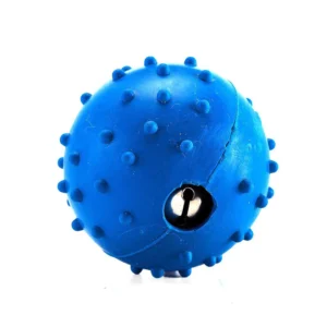 Pelota Con Puas Para Snack Con Campana para Perros
