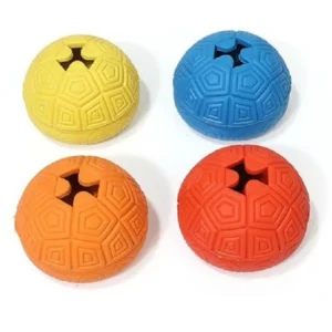 Pelota Tortuga Snack Caucho Natural para Perros
