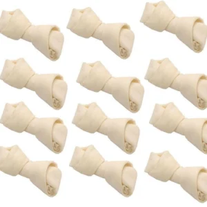 Hueso De Cuero 3/4 - X12 Unidades para Perros