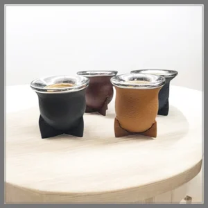 MATE CALABAZA FORRADO EN CUERINA