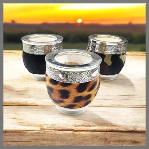 MATE CALABAZA IMPERIAL CON BASE DE ALPACA