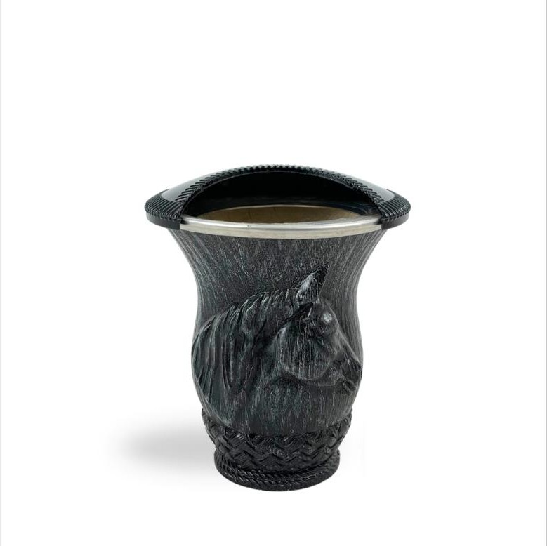 Mate Caballo con Tapa Calabaza - Distribuidora De Mates por mayor