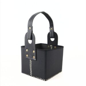 Canasta Cuerina Premium Negro | RGB