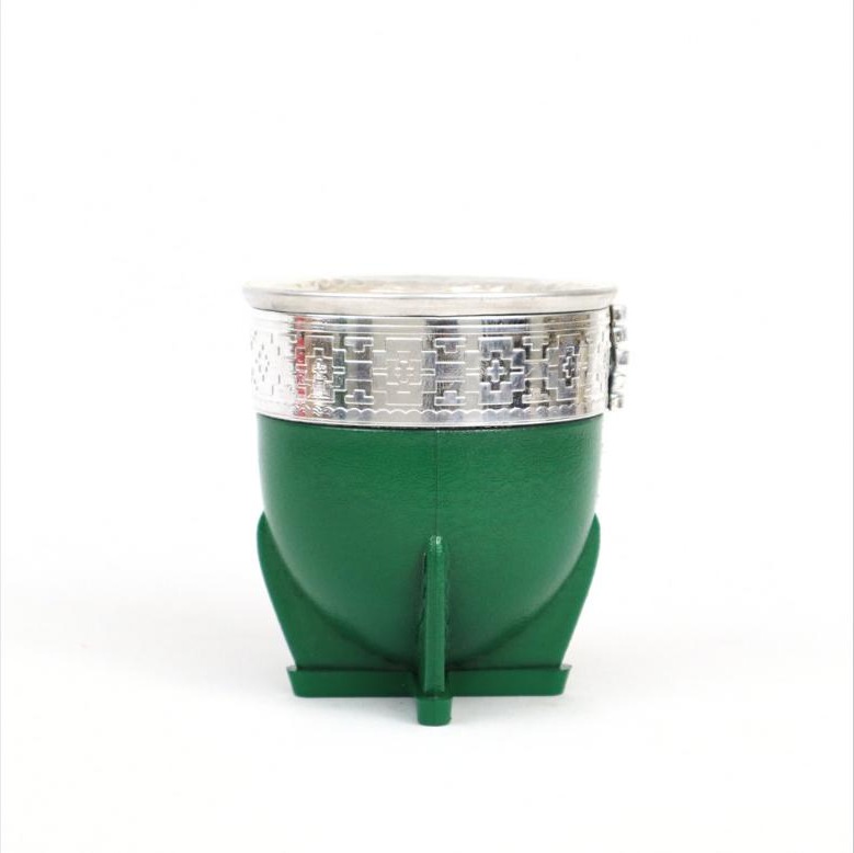 Mate Imperial Vegano Calabaza Grande Verde Oscuro - Distribuidora De Mates por mayor