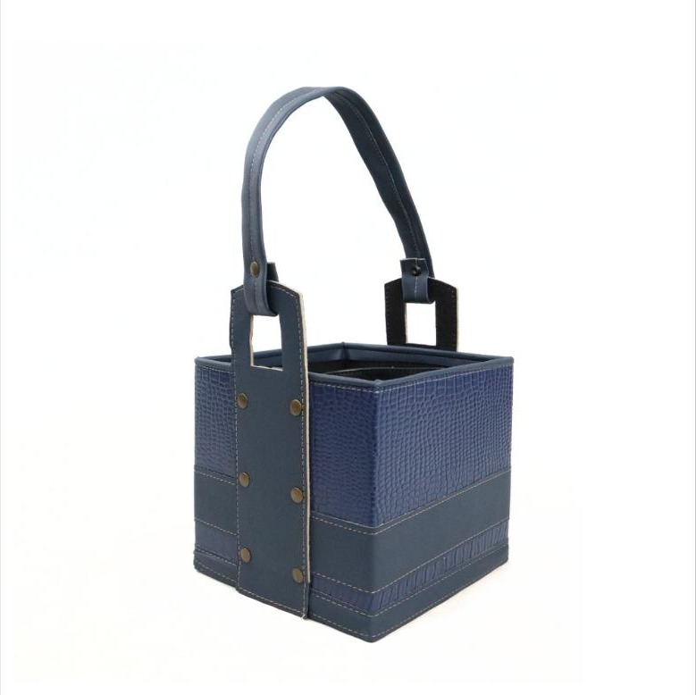 Canasta Cubo Premium Azul - Regalos Empresariales Premium por mayor