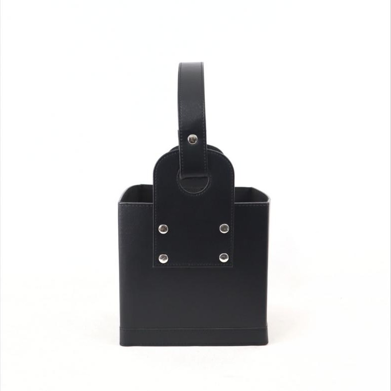 Canasta Cuerina Con Base Negro (CM03) - Distribuidoras De Set Mate Por Mayor por mayor