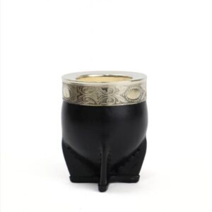 Mate Imperial Liso Alpaca Calabaza Negro EP
