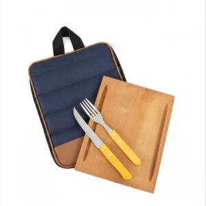 Set de Asado Estuche Cordura Azul