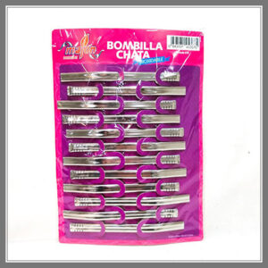 Bombilla de Acero Inoxidable Pack X 12 15, 5cm Largo - Madu