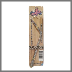 Bombilla Acero Inox.c/Difusor D Calor D Bronce.resorte Inox.desarmable 18.8cm - Madu