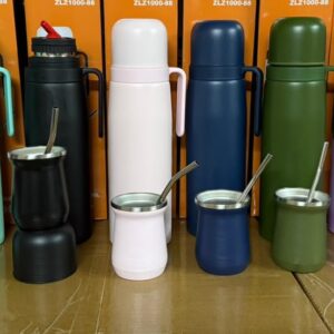 Termo 1 L un pico con guampa 150 ml · Caja x20