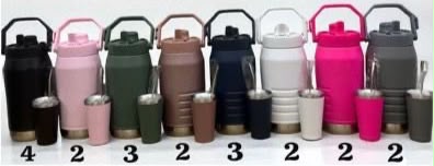 Termo 1,9 L doble pico con guampa · Caja x20