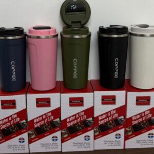 Vaso cafetero 510 ml con medidor de temperatura · Caja x50
