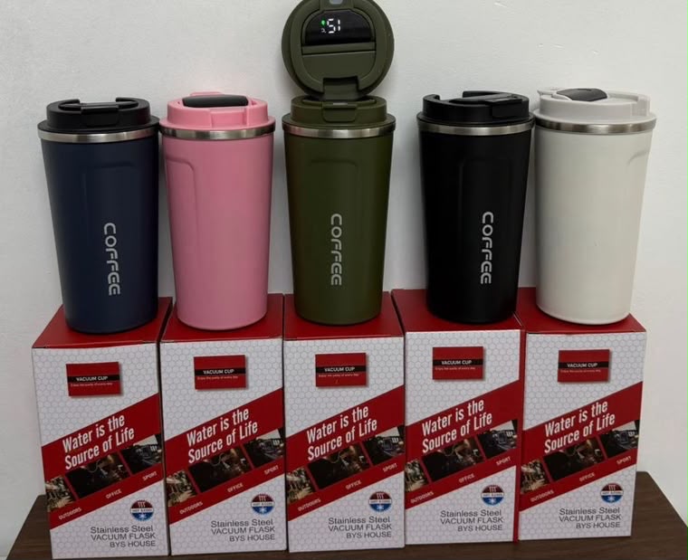 Vaso cafetero 510 ml con medidor de temperatura · Caja x50