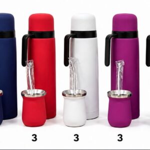 Termo 1 L con guampa 160 ml · Caja x20