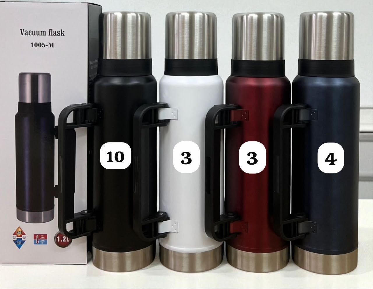Termo Vacuum Flask 1,2 L · Caja x20