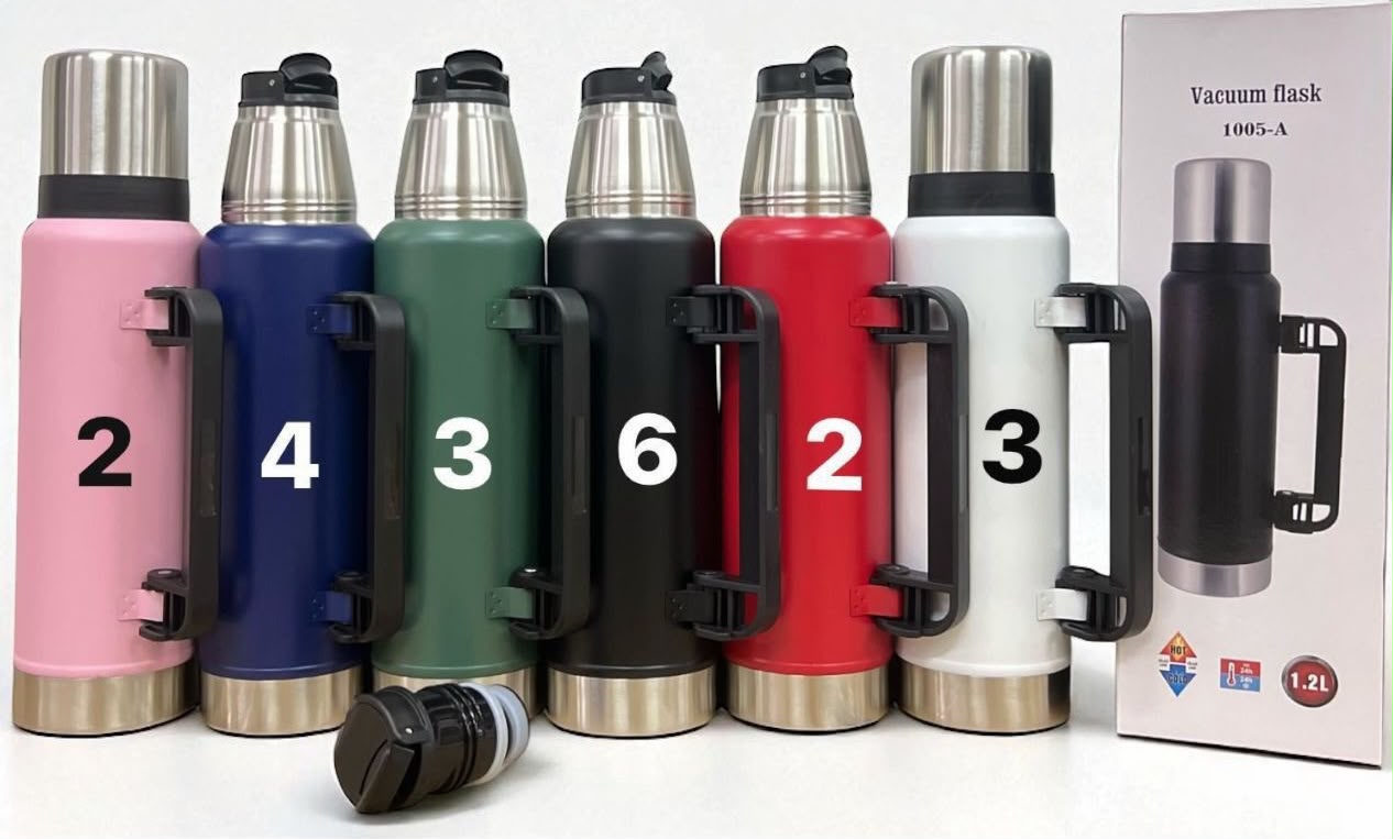 Termo Vacuum Flask 1,2 L un pico · Caja x20