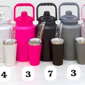 Termo 1,35 L doble pico con guampa · Caja x20
