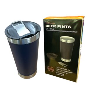 Vaso térmico 473 ml azul · Caja x75