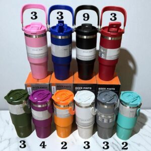 Vaso térmico 900 ml doble pico · Caja x35