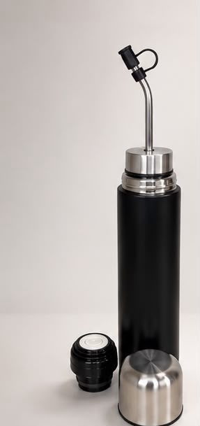 Mate listo 750 ml negro · Caja x40