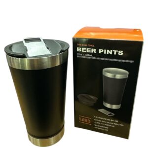 Vaso térmico 473 ml negro · Caja x75