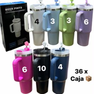 Vaso térmico 1,2 L con manija · Caja x36