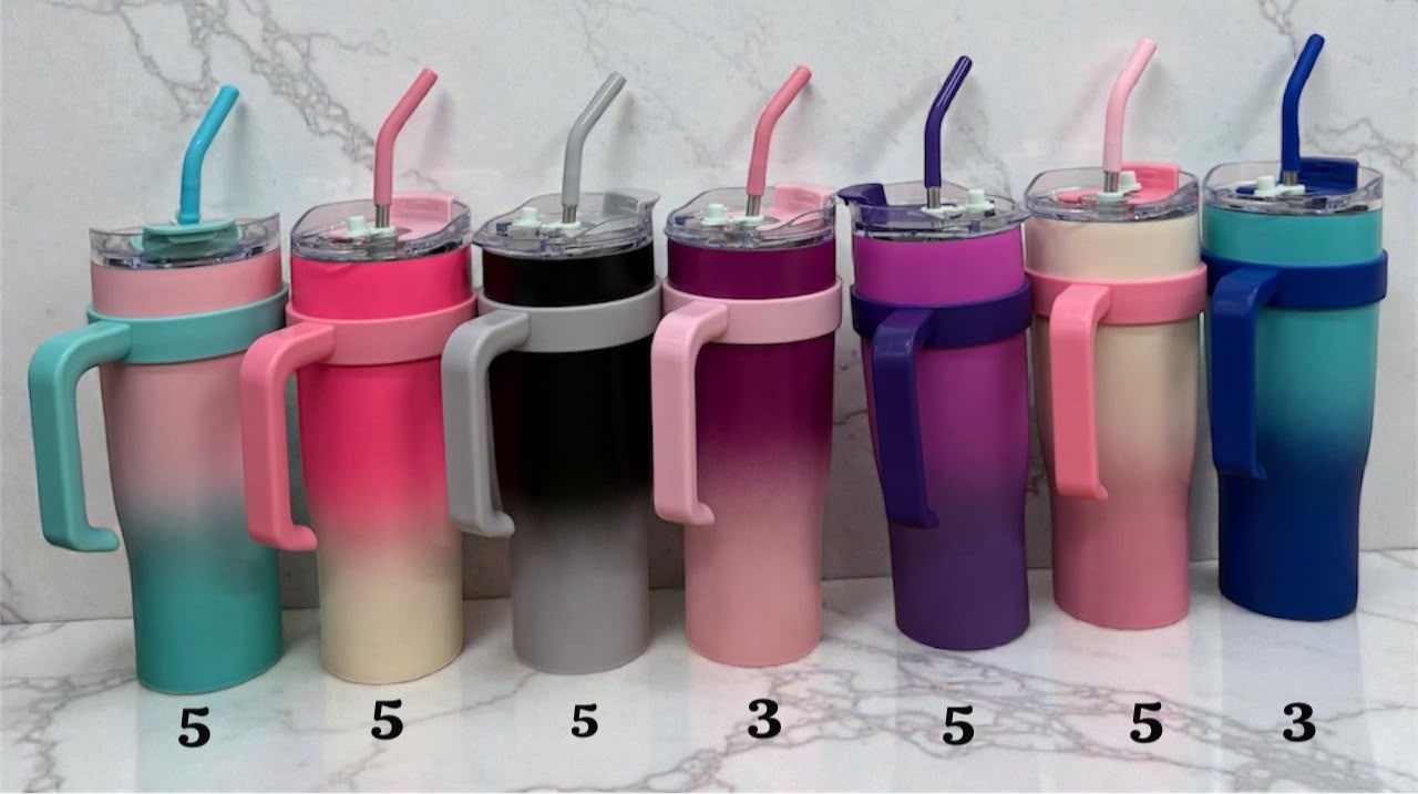 Vaso térmico 1,2 L degradé · Caja x36