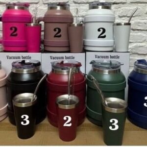 Termo 2,5 L con guampa 150 ml · Caja x20