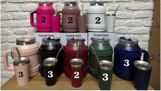 Termo 2,5 L con guampa 150 ml · Caja x20