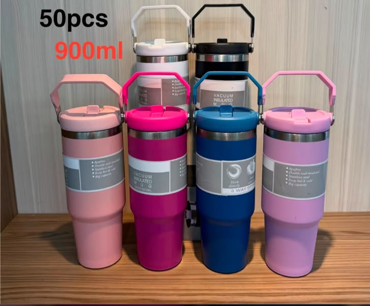 Botella térmica 900 ml con manija · Caja x50