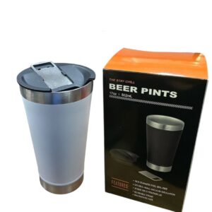 Vaso térmico 473 ml blanco · Caja x75