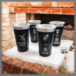Vaso de 1 Litro Pintado y Grabado - Madu