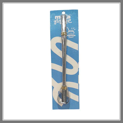 Bombilla de Acero Inoxidable con Estribo/Resorte Inox.17cm - Madu