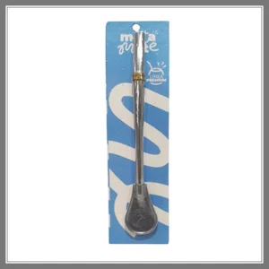 Bombilla Coco Inox C/Virola 17cm - Madu