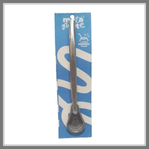Bombilla Coco Inox Plana 17cm - Madu