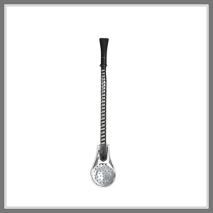 Bombilla Pala Ancha Acero Inox Boquilla Corta Torn 18 CM - Madu